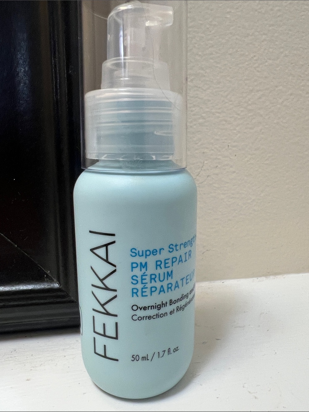 Fekkai Super Strength PM Repair Serum - Pale Blue Pump Bottle